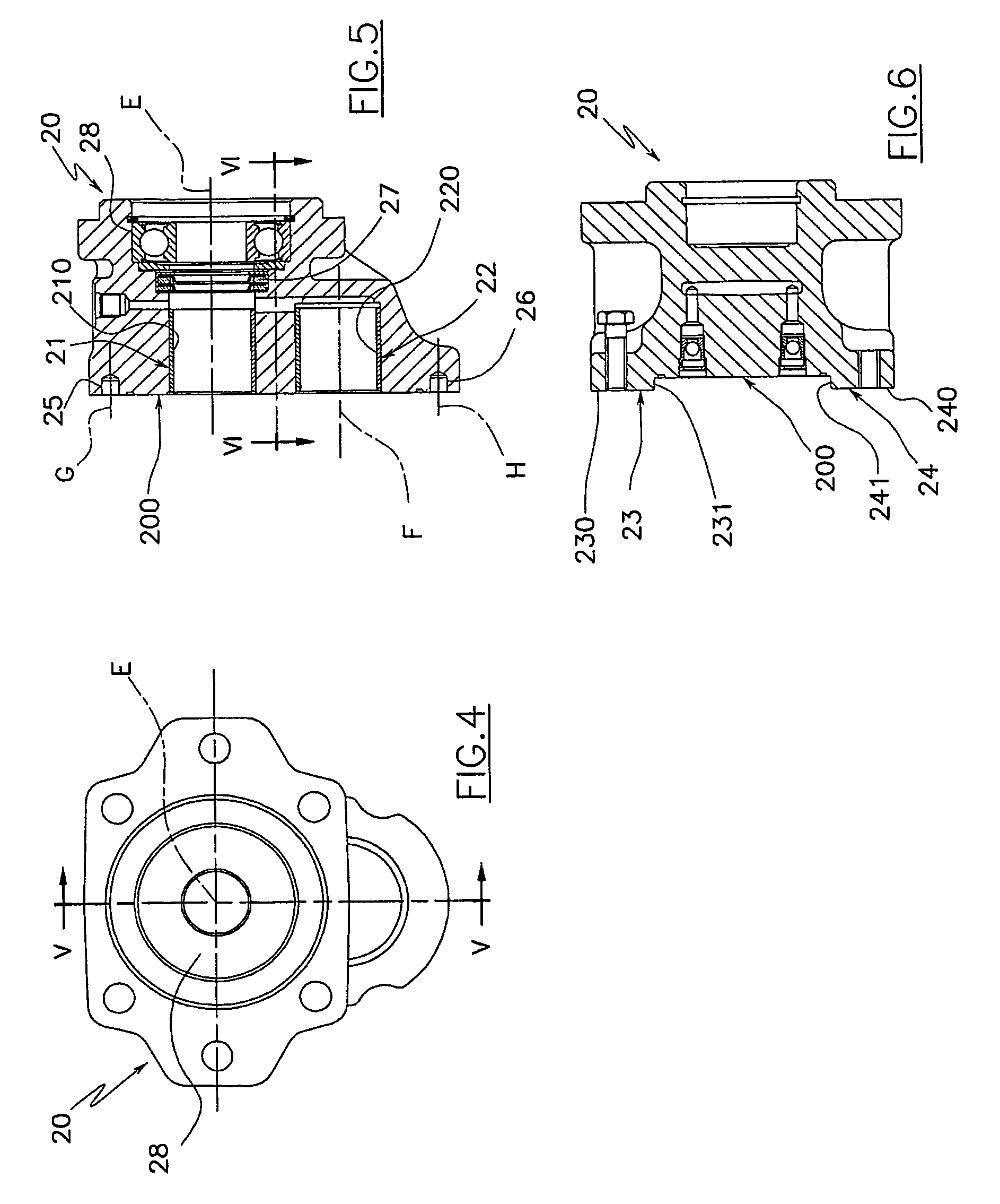 Geared hydraulic machine