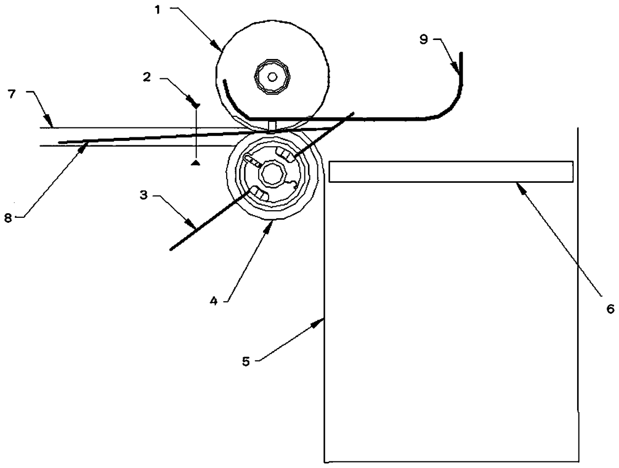 A banknote stacking device