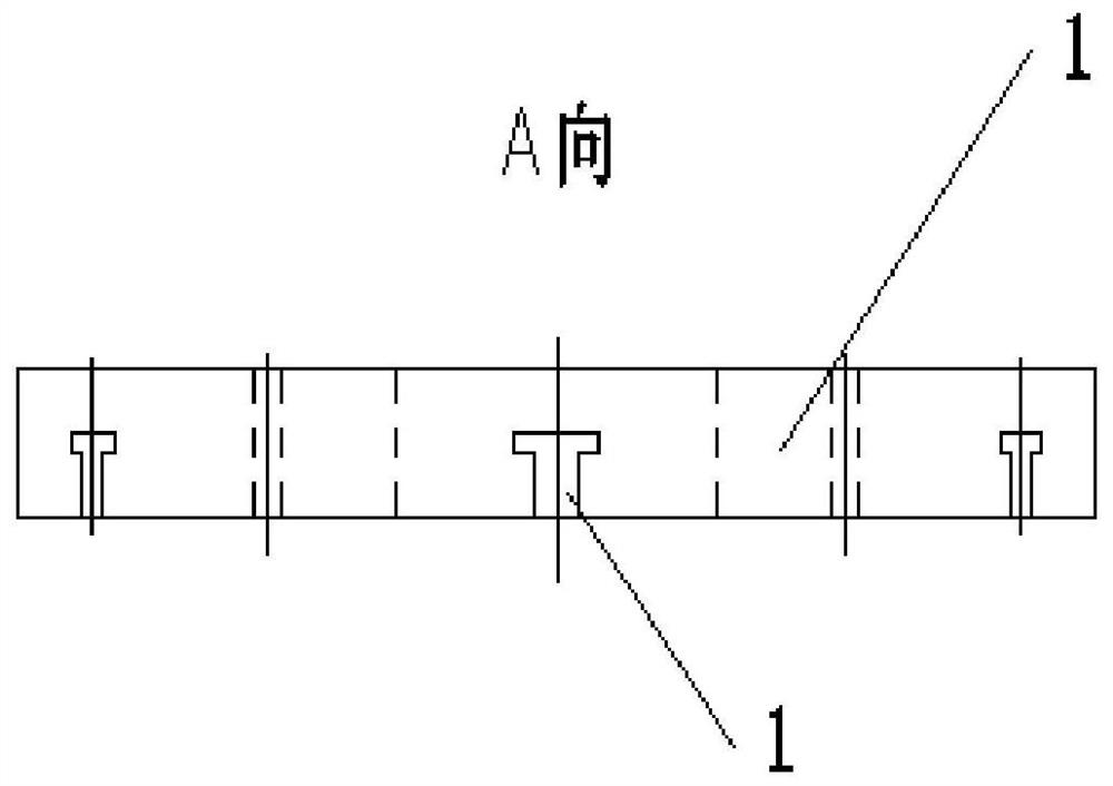 Tool for machining oil injection ring and method for machining oil injection ring through tool