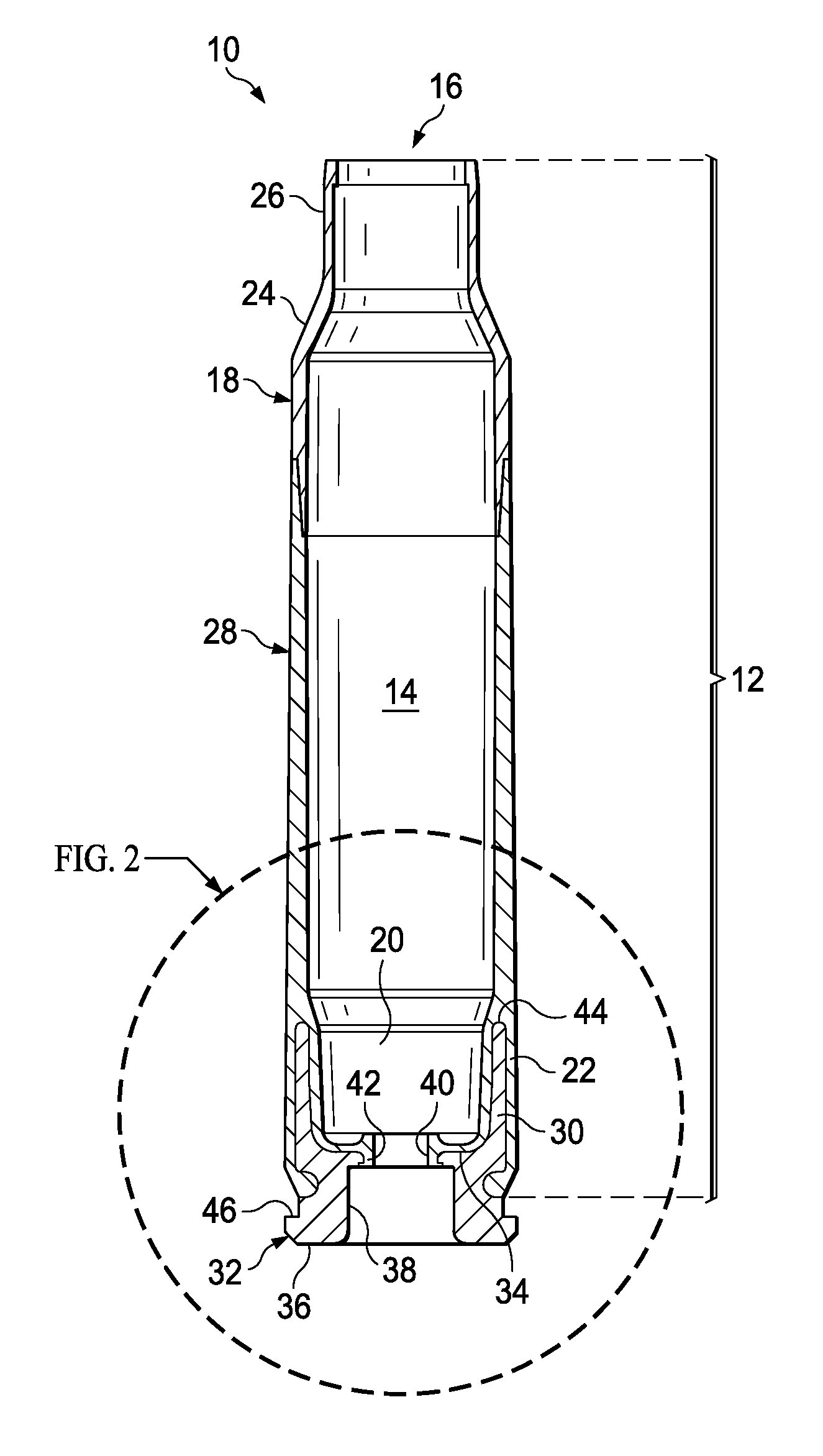 Method of making a polymer ammunition cartridge having a wicking texturing