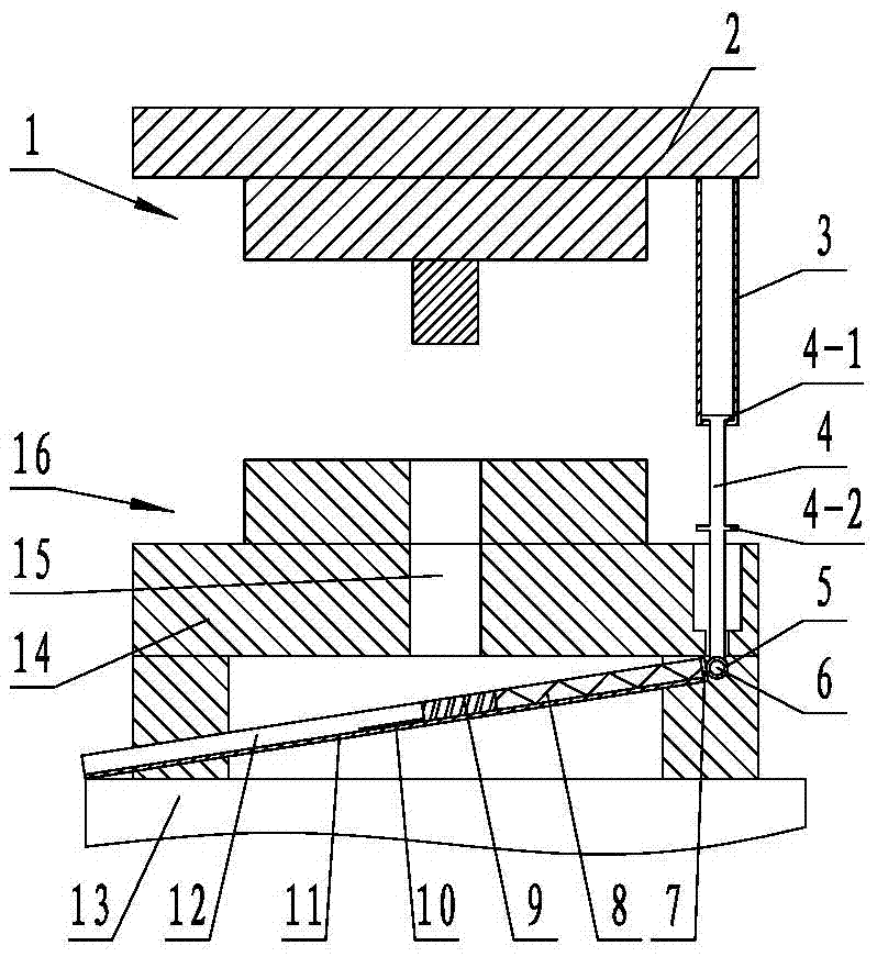 Punching scrap outputting device