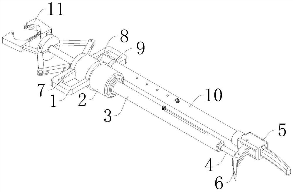 Adjustable clamping and locking telecommunications cable hook suspension device