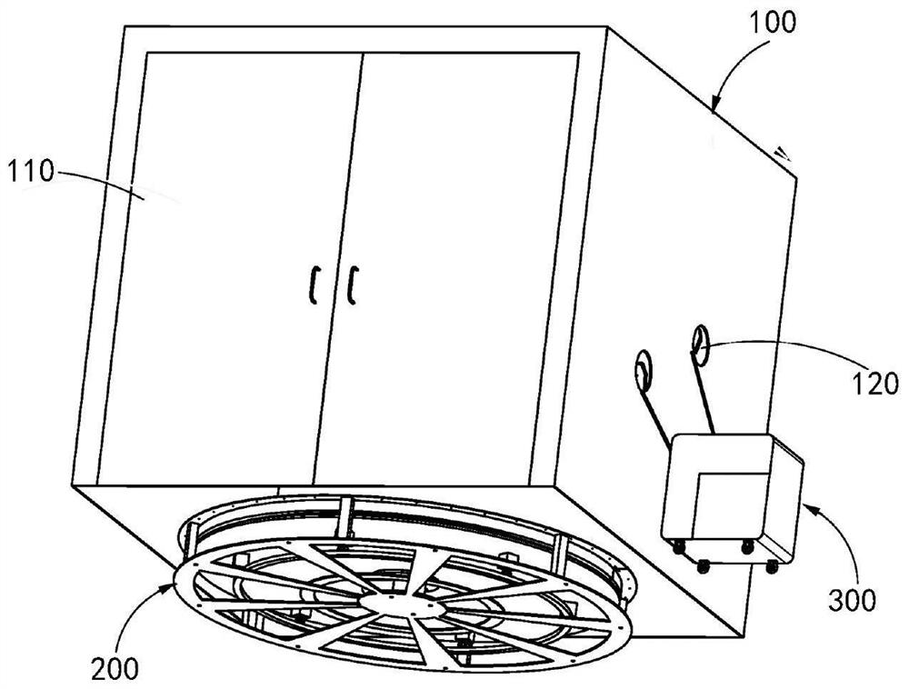 Dust removal system and dust removal method for electrical screen cabinet