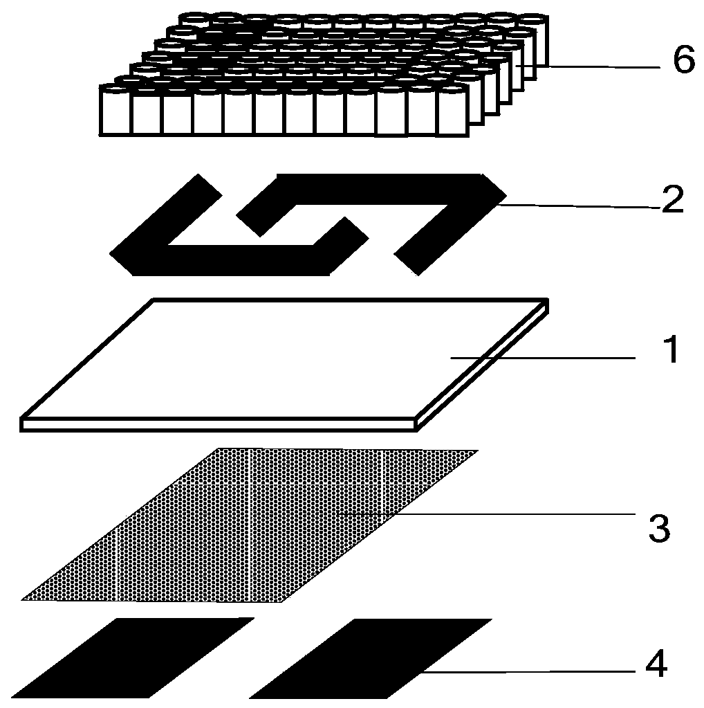A H2S gas sensor of co-doped tio2 nanotube array film and its preparation method