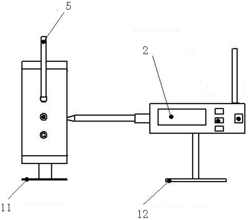 Monitoring method of relative position during butt joint process of large flanges of horizontal vessels