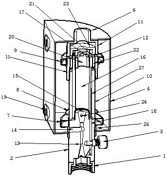 Water-saving device for domestic water heater