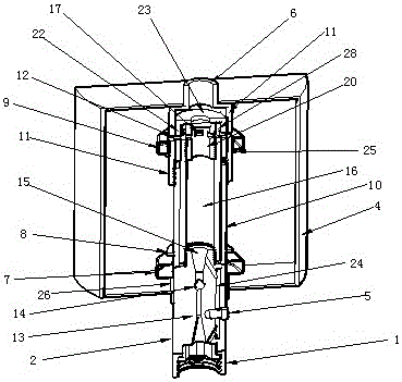 Water-saving device for domestic water heater