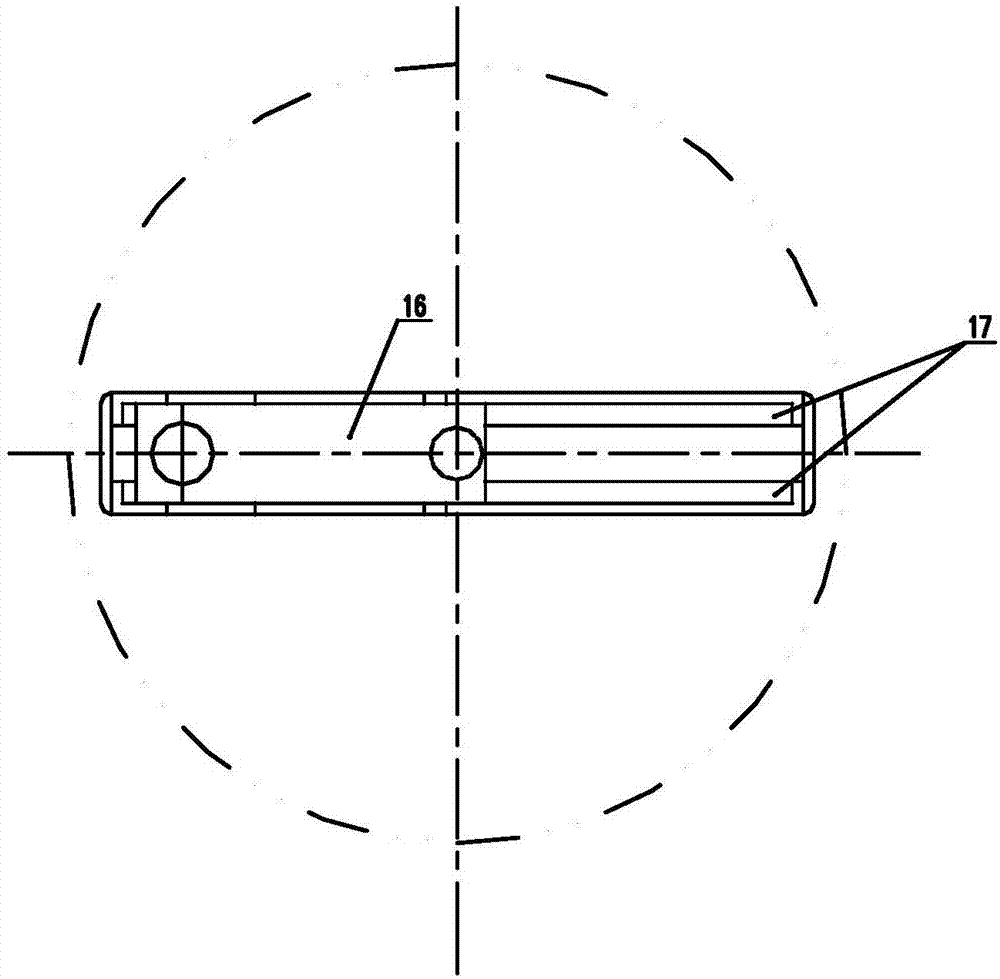 Rotary material scattering head
