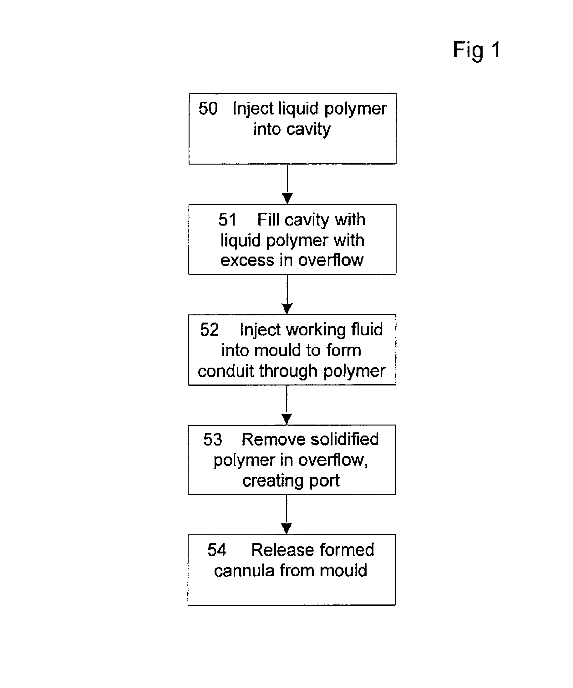 Method and apparatus for moulding cannulae