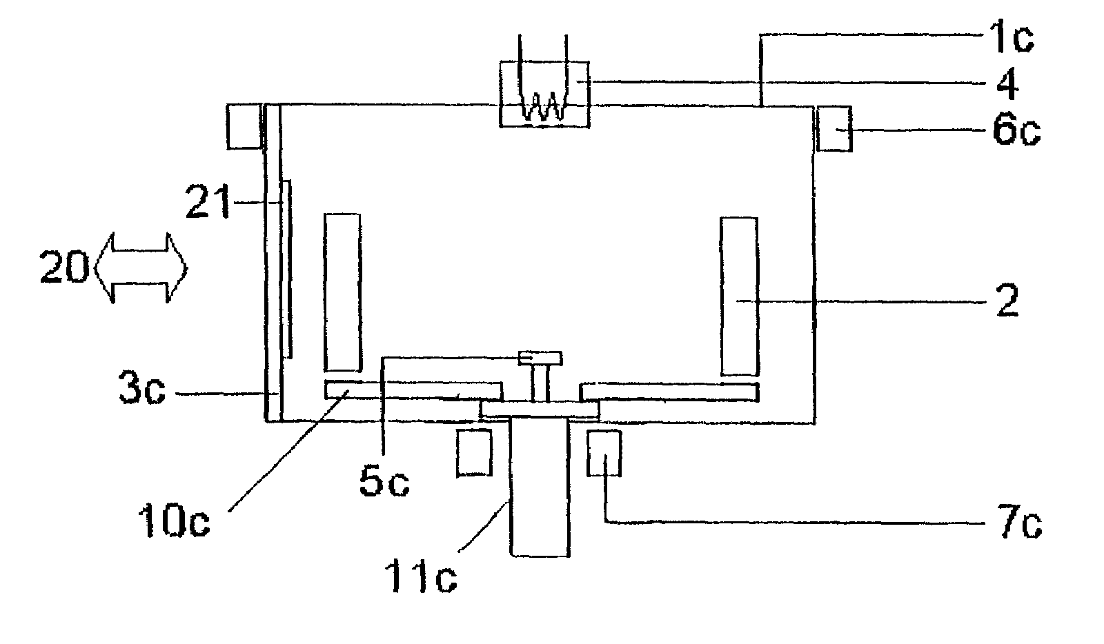 Vacuum system with separable work piece support