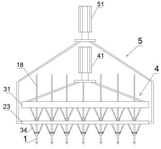 A multi-point synchronous dispensing machine and dispensing method