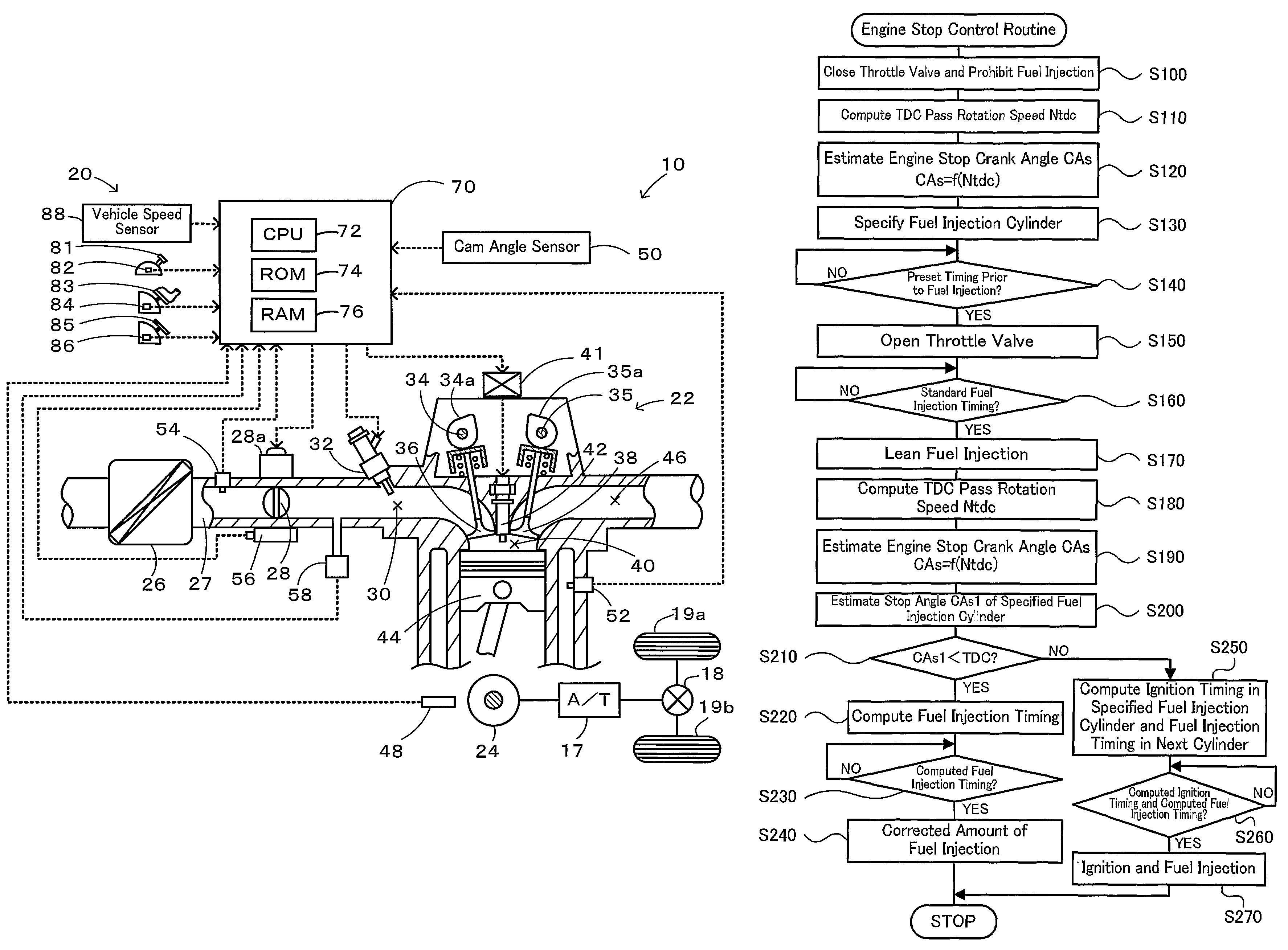 Internal combustion engine system and internal combustion engine control method