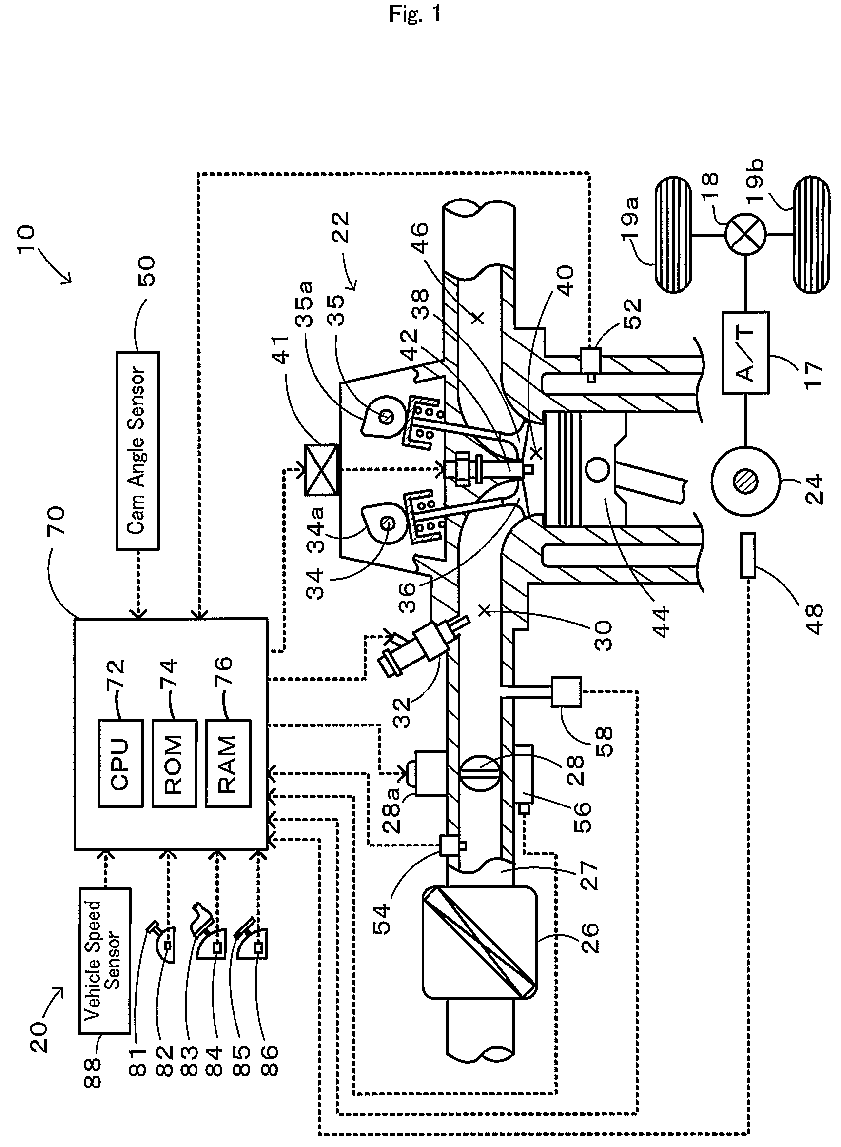 Internal combustion engine system and internal combustion engine control method