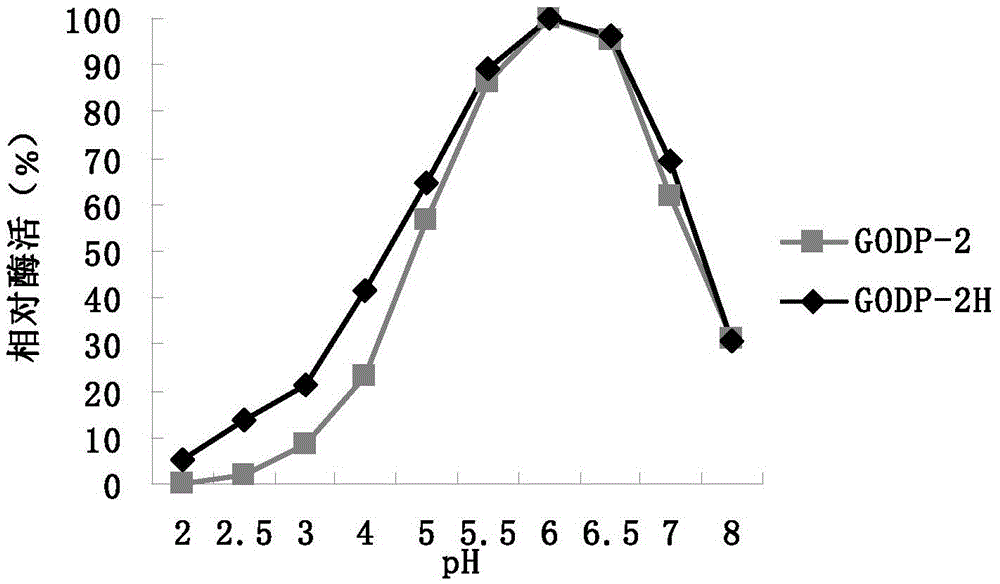 A kind of glucose oxidase mutant and its application