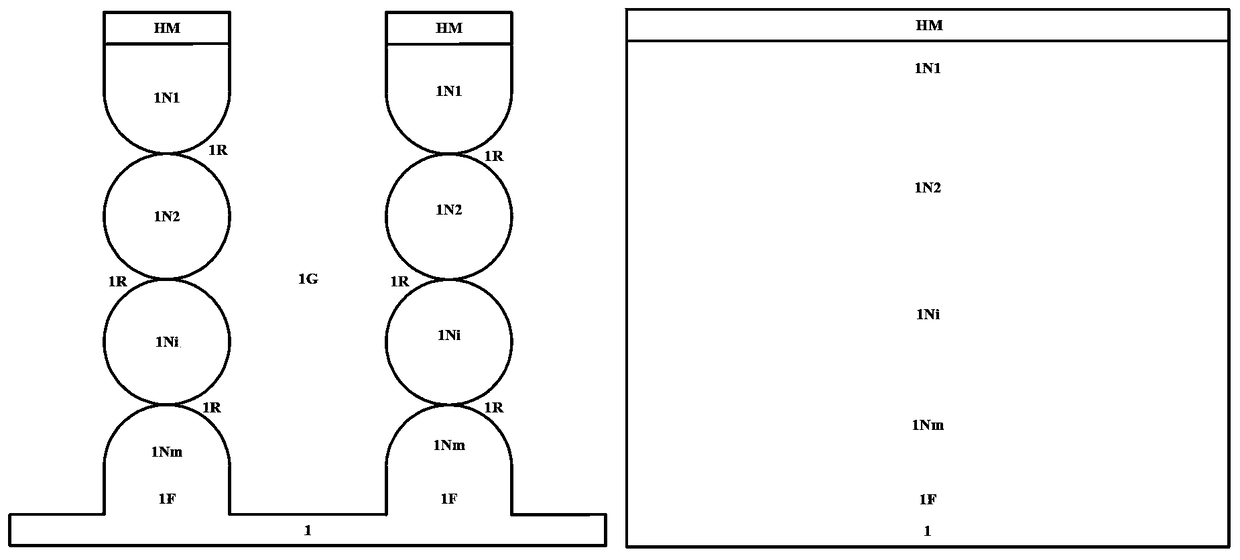 Fabrication method of cascaded stacked nanowire MOS transistors