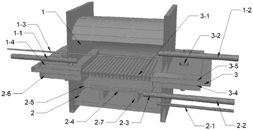 Dielectric barrier discharge pollutant treatment device based on micro-gap channel