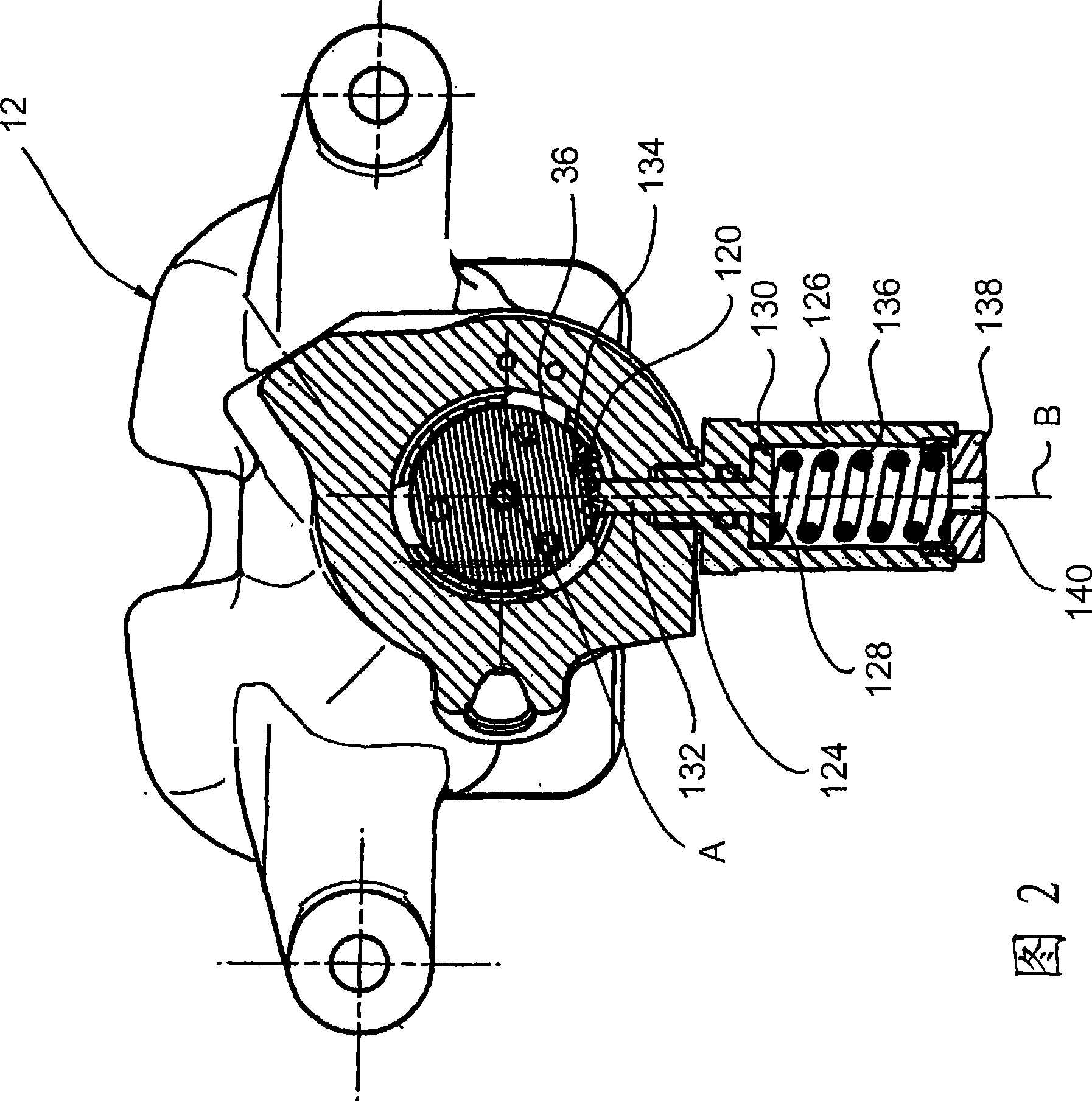 Hydraulically actuable vehicle brake having a locking means