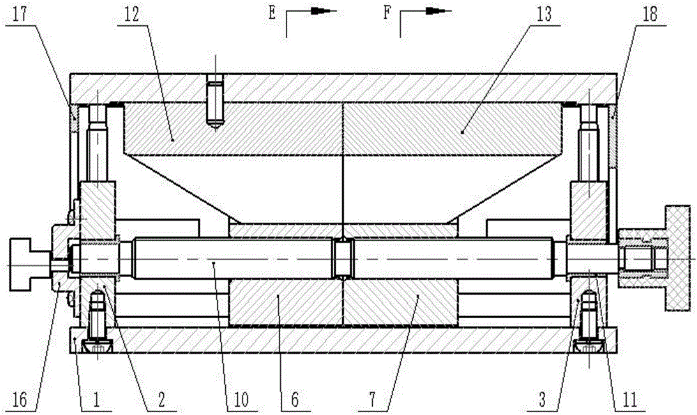 Oblique block-type elevating platform