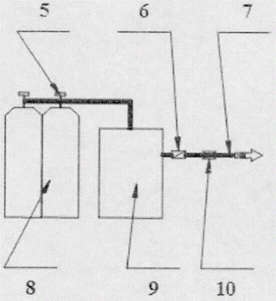 An experimental method and system device for microflow in coal mine goaf