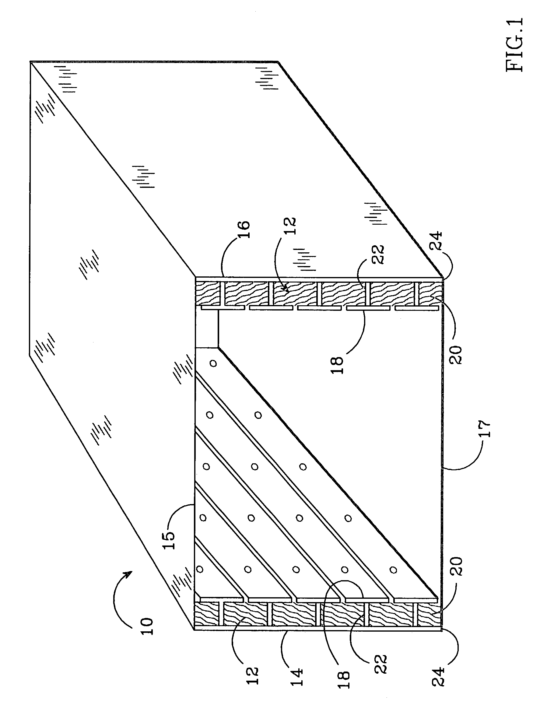 Phase shifting waveguide and module utilizing the waveguides for beam phase shifting and steering