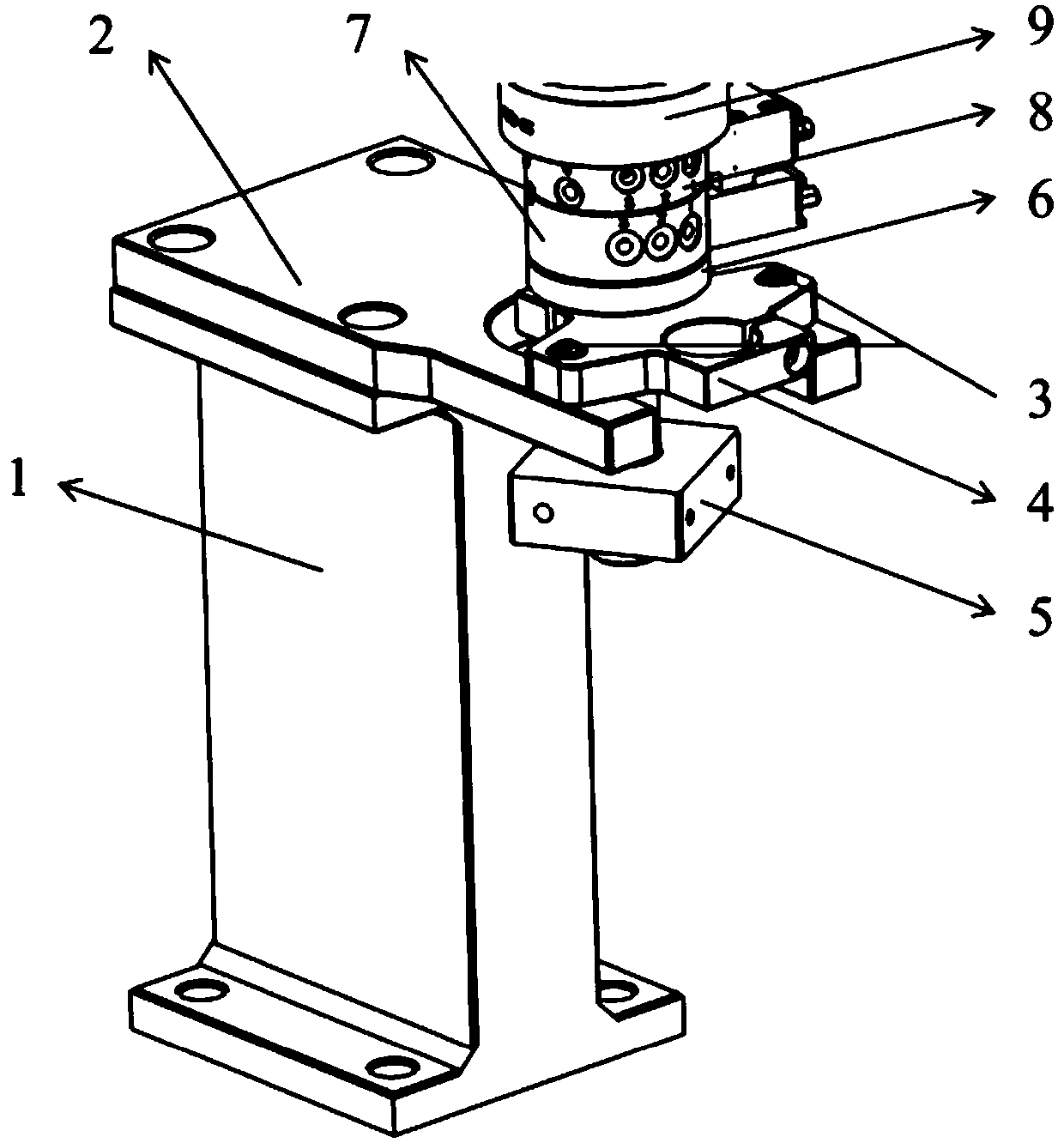 Welding head assembling and disassembling device