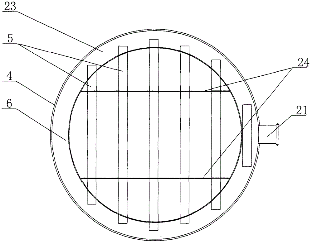 External circulation vacuum distillation column