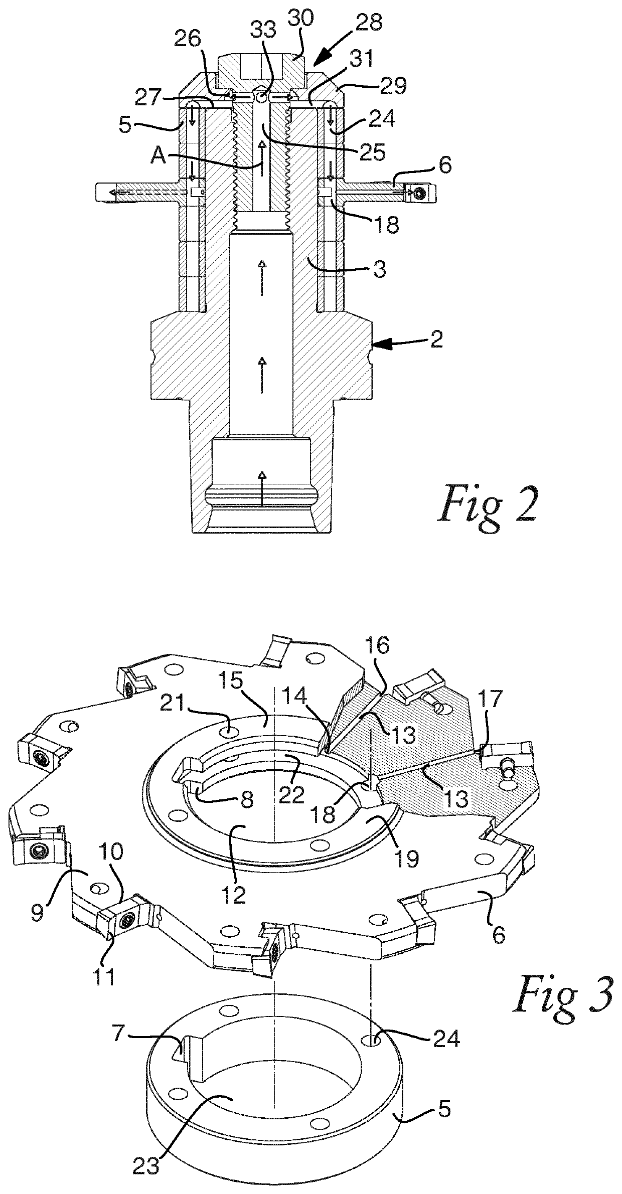 Disc milling cutter and a kit comprising such a disc milling cutter