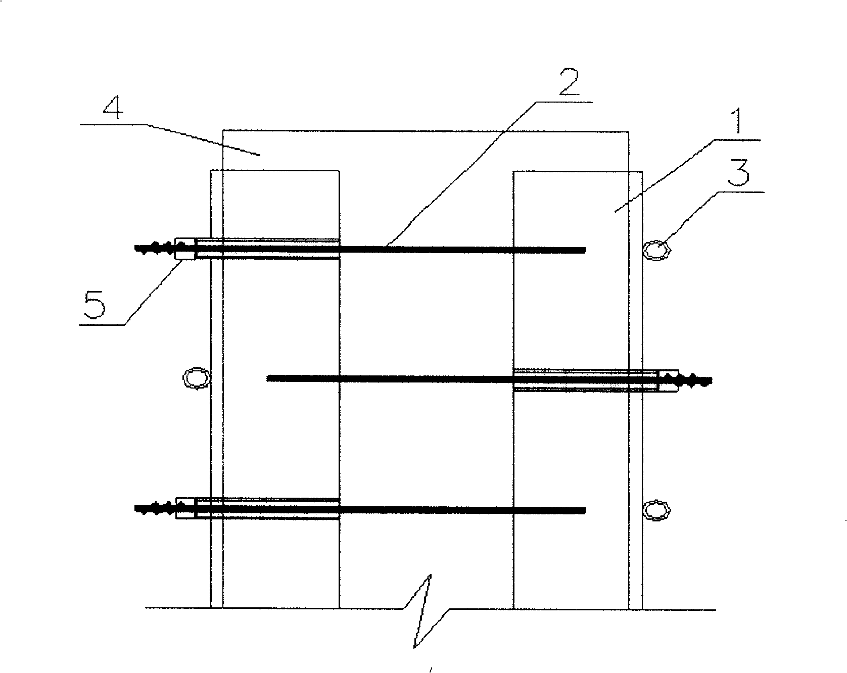 Method and structure for reinforcing concrete post using angle steel