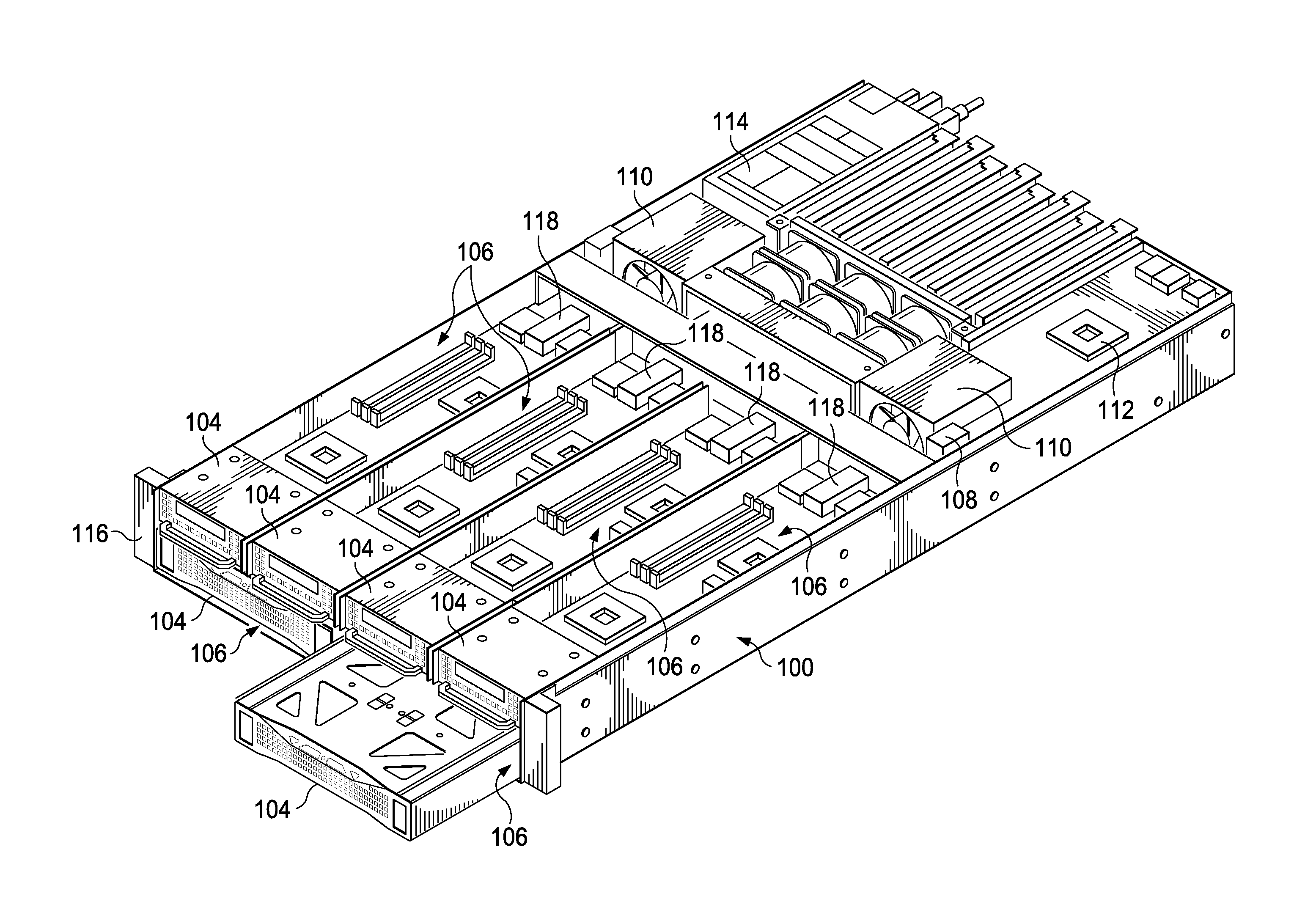 Methods and systems for multiple module power regulation in a modular chassis