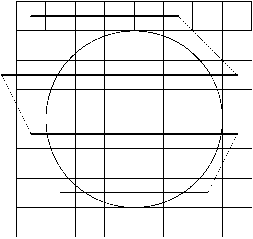 Test path selection method and corresponding wafer test method