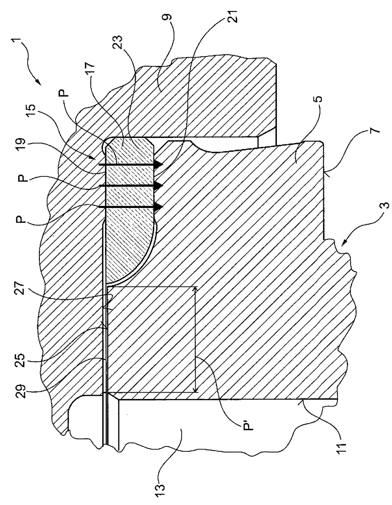 Insert and internal combustion engine comprising insert