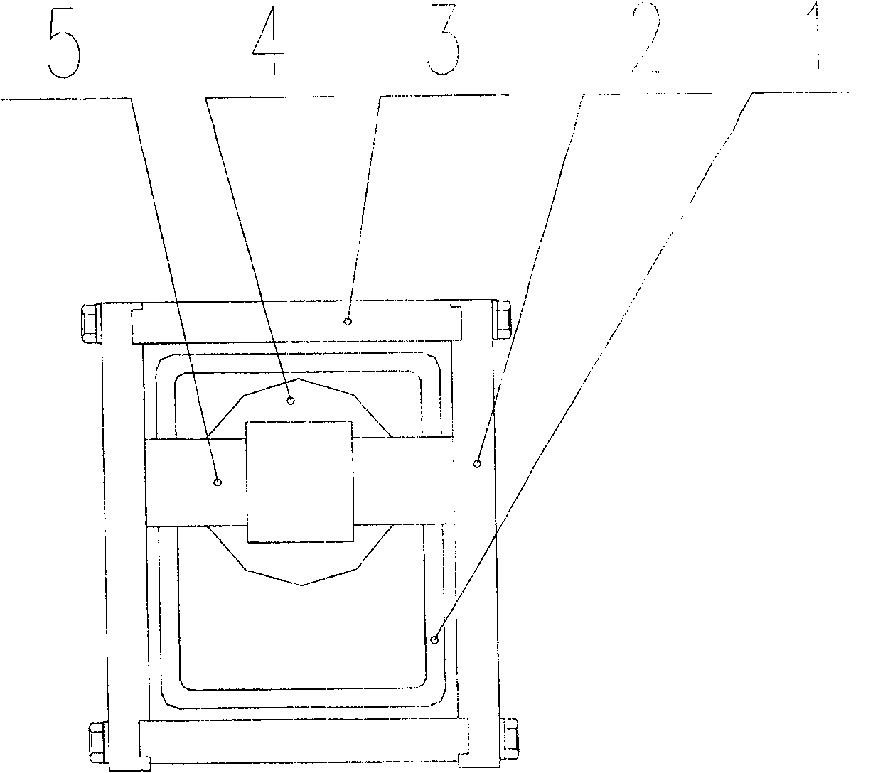 Underwater mechanical arm telescopic joint for strong operation type underwater robot