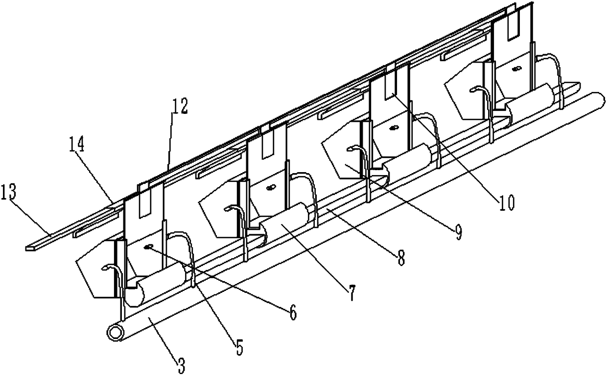 Feeding device capable of preventing rabbit manure and urine contamination