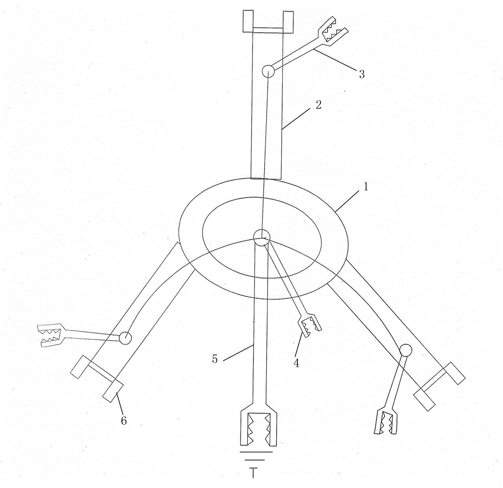 High voltage power cable tension clamp