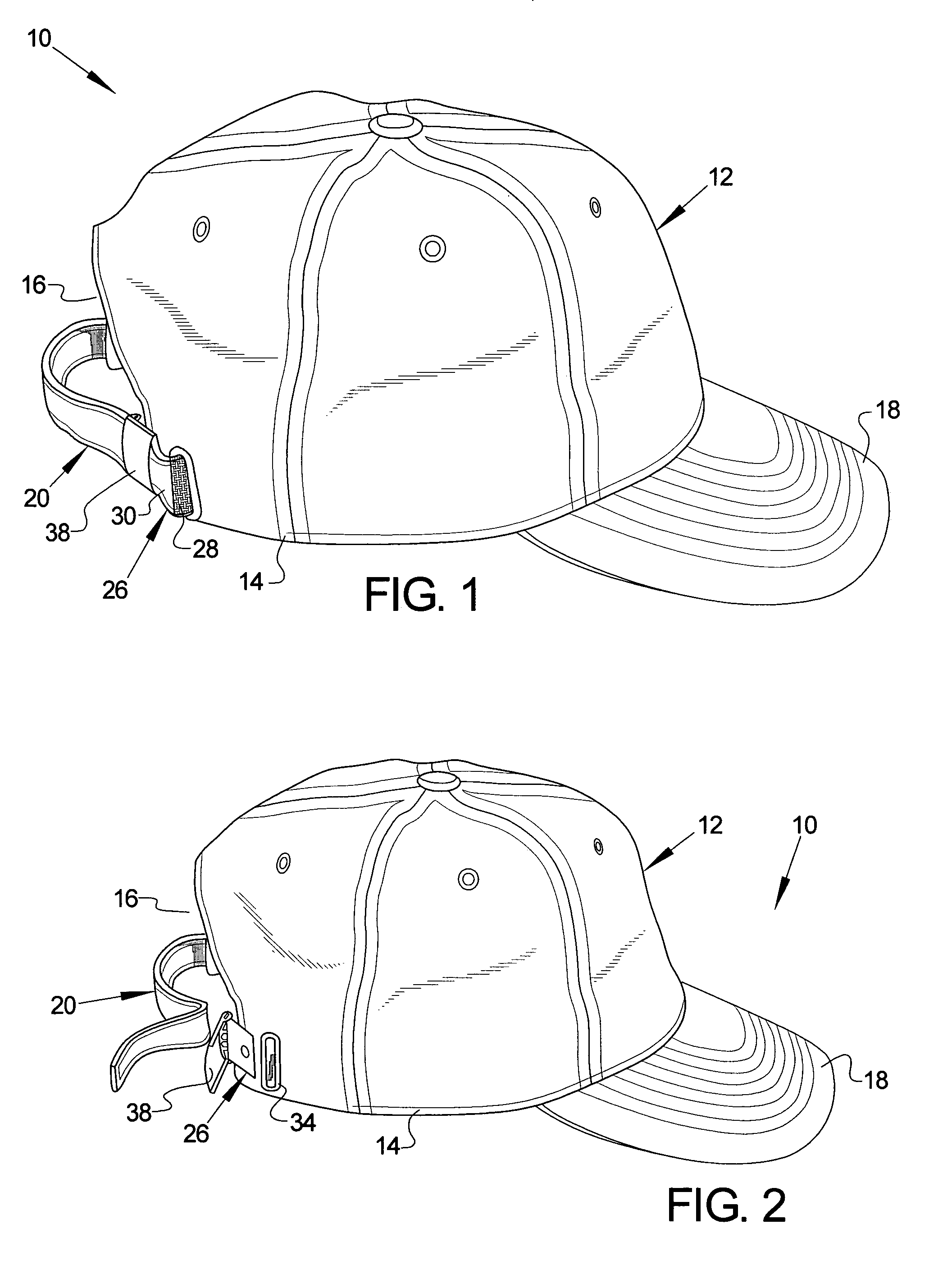 Adjustable cap