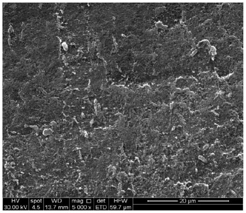 Porous carbon mixed carbon black roll electrode material and preparation method and application thereof