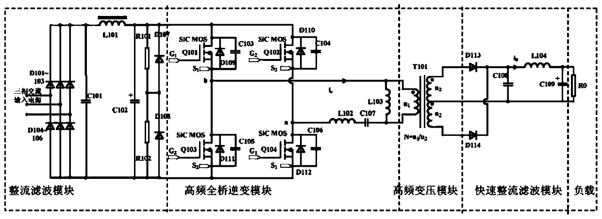 Direct-current arc plasma power supply and system