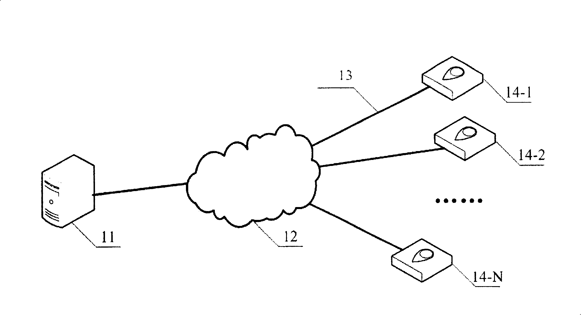 Method and system of remote network identification authenticating based on multiple biology characteristics