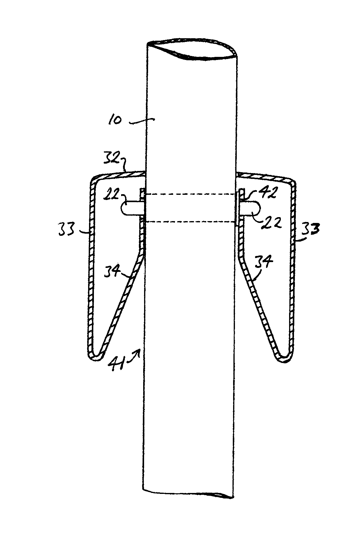 Self-raking fence panel and rail, kit of parts, and method of assembly and installation