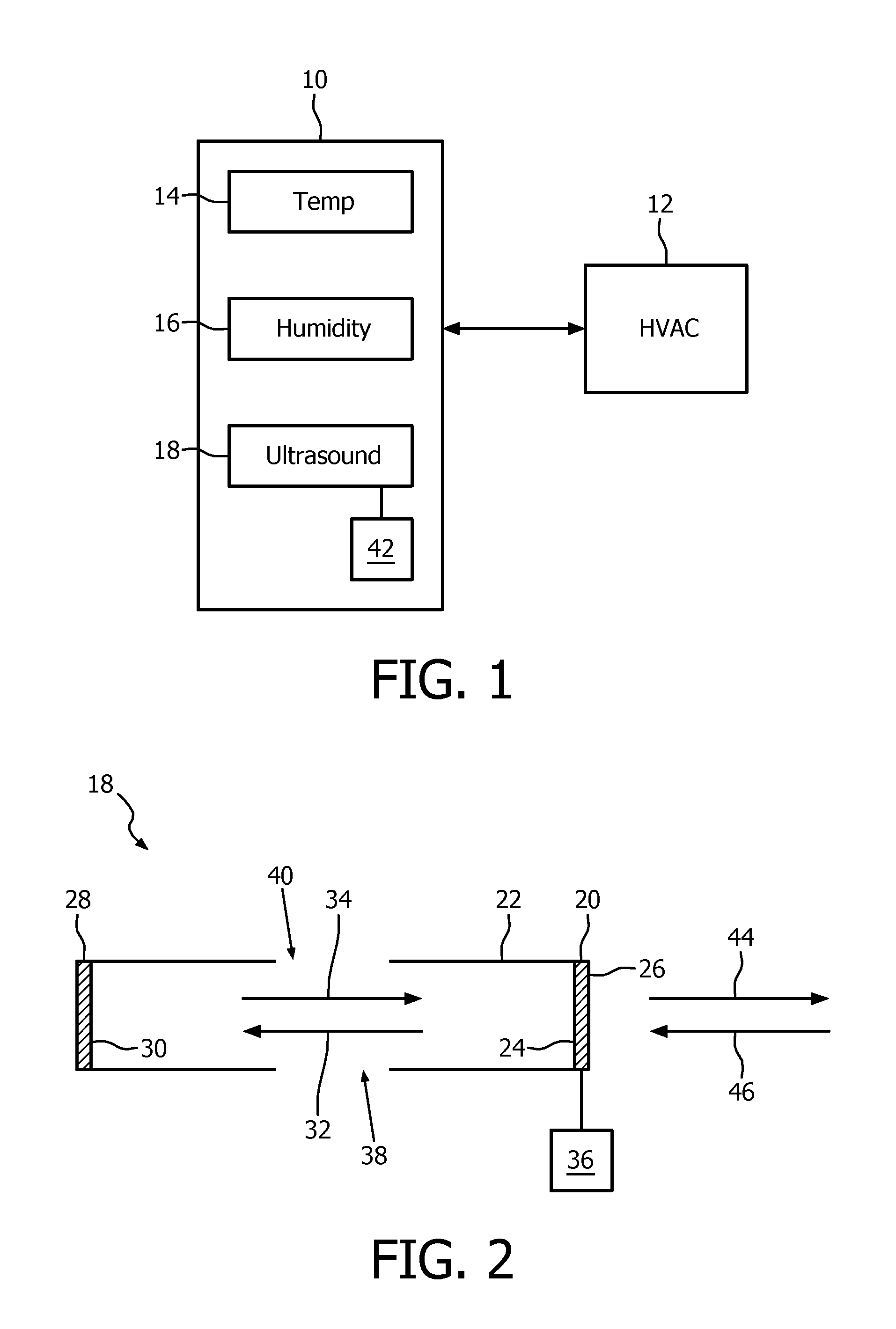 Multifunction sensor system and method for supervising room conditions