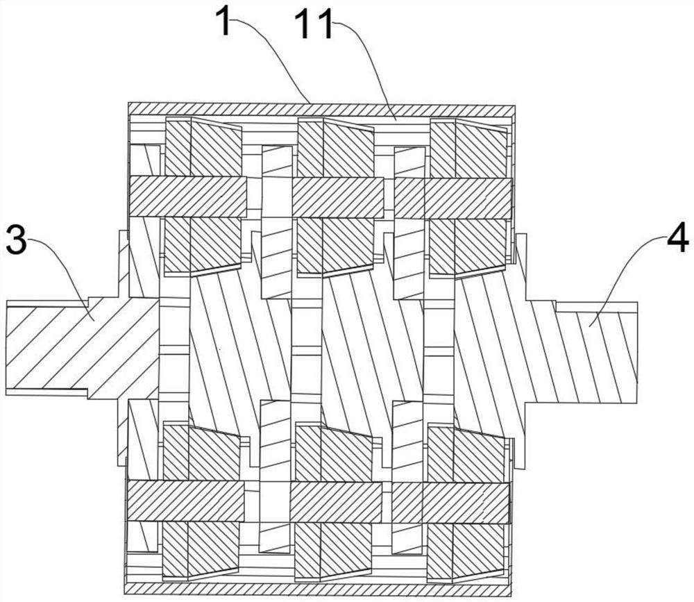 Speed reduction gear assembly