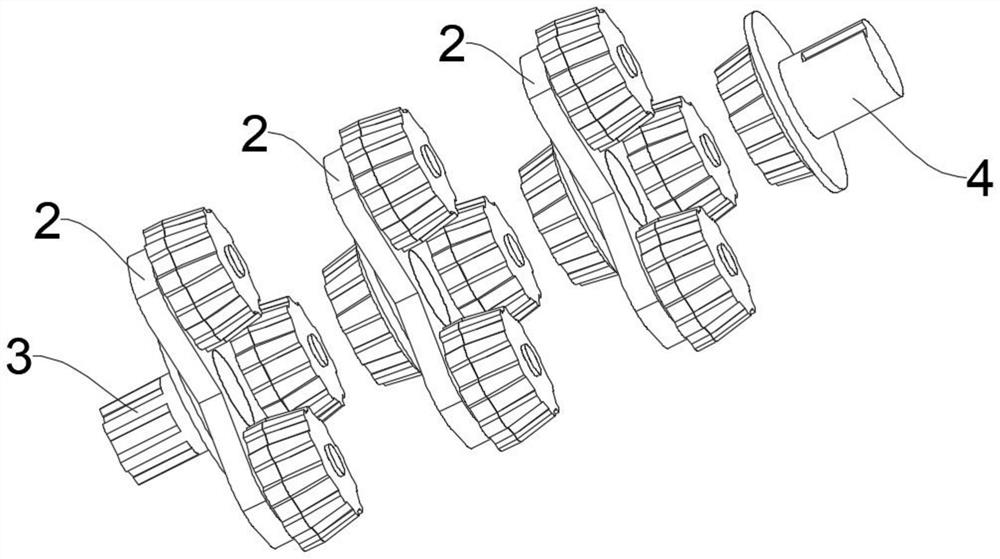 Speed reduction gear assembly