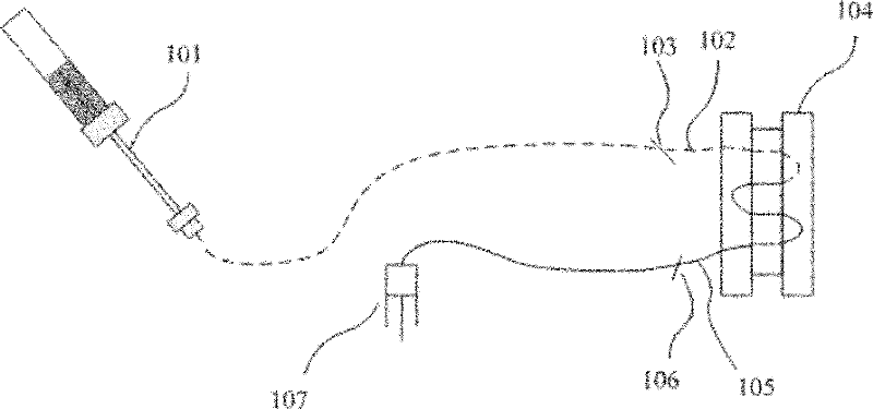Blood sample absorption detection method and device and blood treating device