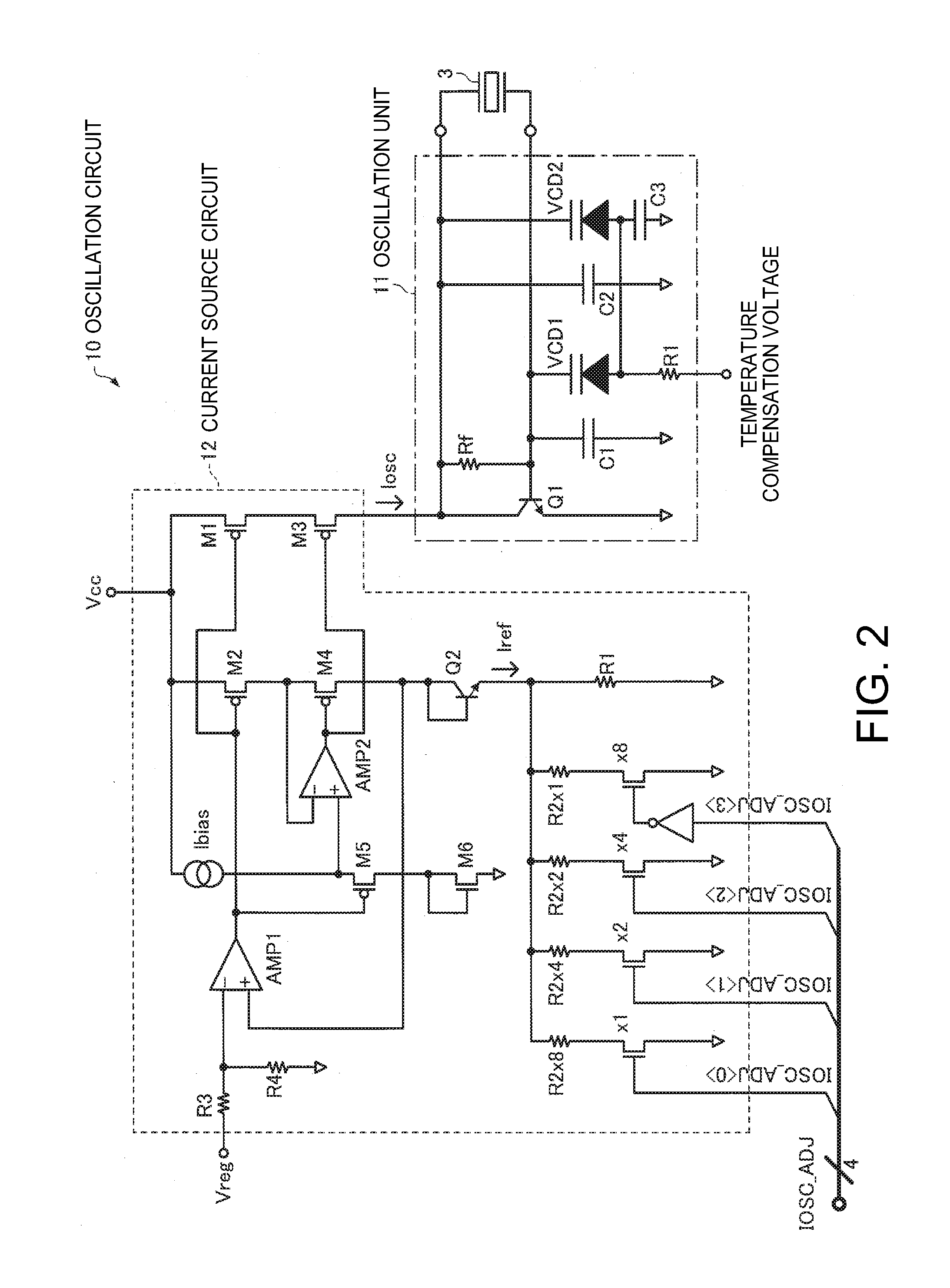 Semiconductor circuit device, oscillator, electronic apparatus, and moving object