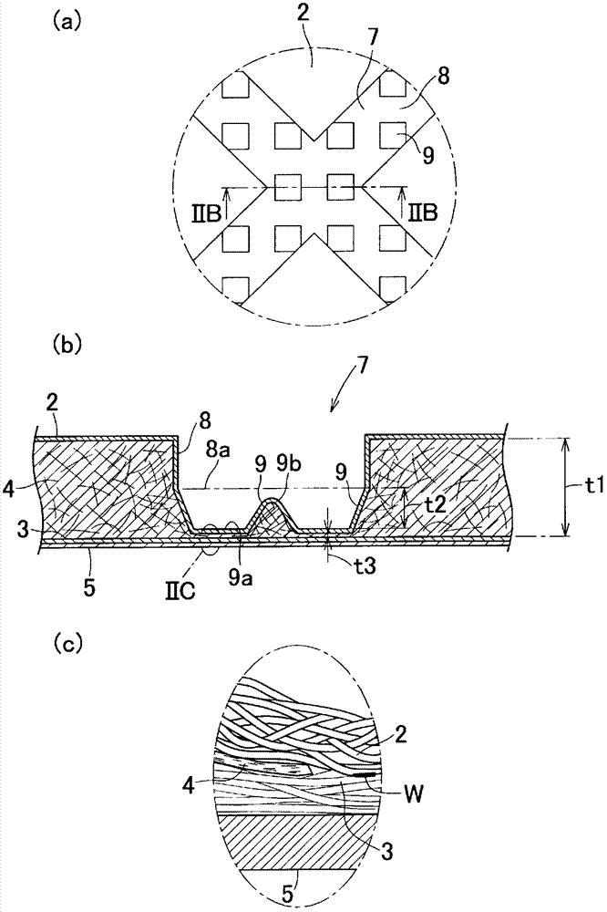 Body fluid treatment article and method for manufacturing same