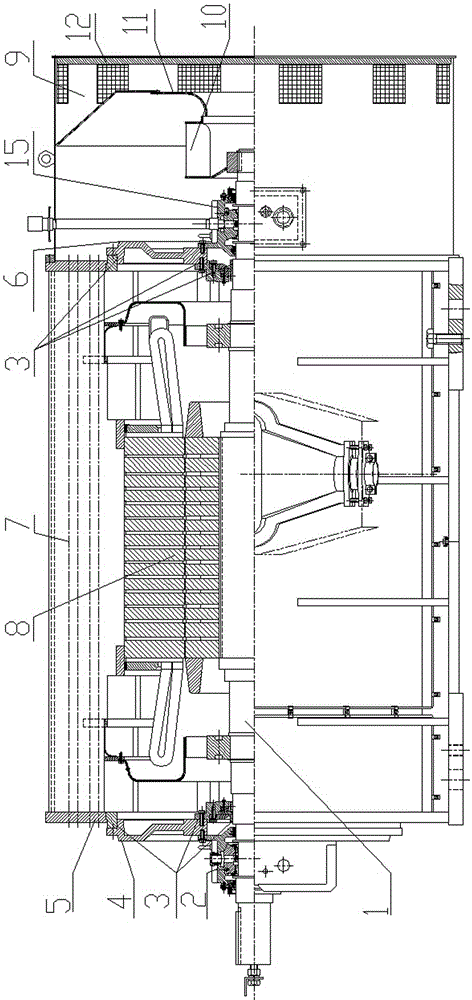 High-voltage explosion-proof three-phase asynchronous motor with low temperature rise