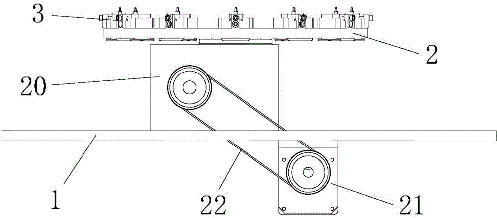 Double-station riveting machine of permanent magnet type claw pole stepping motor speed reducer