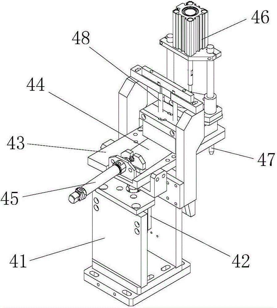 Double-station riveting machine of permanent magnet type claw pole stepping motor speed reducer