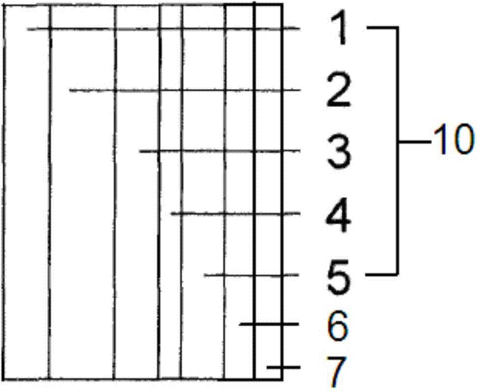 Adhesive sticker cladding mold and facing tile cast-in-situ method using same