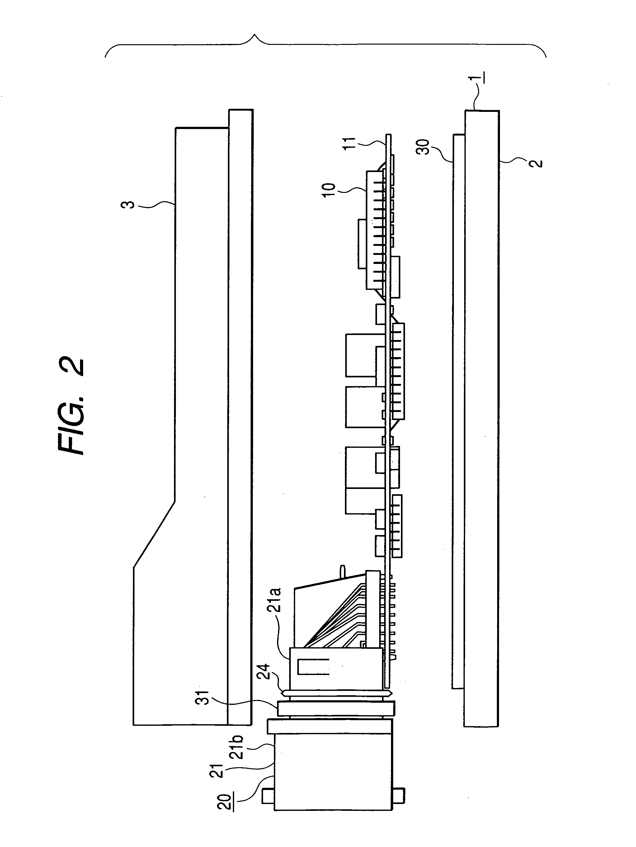 Water-resistant casing structure for electronic control device